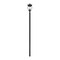 Z-Lite Davina 4 Light Outdoor Post Mounted Fixture, 12in. W x 119.25in. H, Black 5016PHBR-5009P96-BK - alternate 4